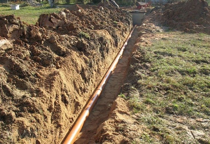 Септик траншей туалет