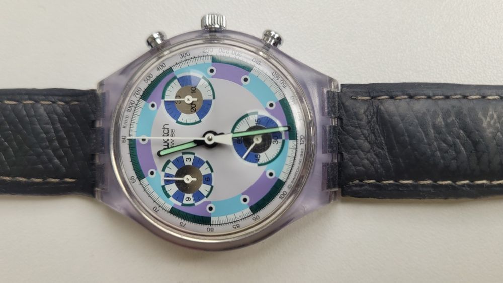 Ceas Swatch GREENTIC Chronograph 1992 Quartz SVC100