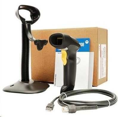 CItitor coduri bare Zebra LS2208, KIT, negru, USB-HID + suport