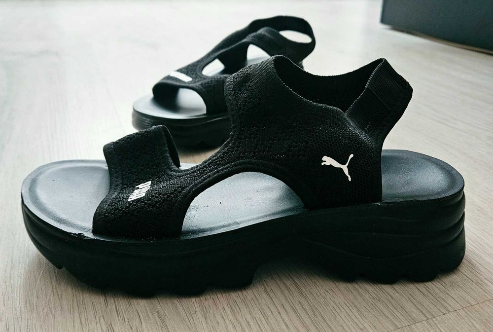 Дамски черни сандали на PUMA