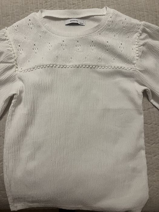 Bluza alba reserved pentru copii