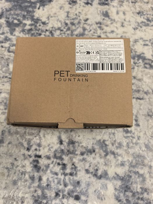 Fântână apa pisici/câini, 2.2L, Transparenta