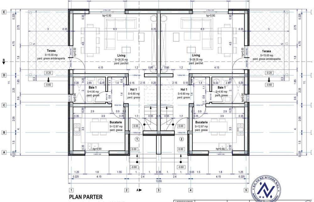 Duplex modern, 4 camere, 2 bai, incalzire in pardoseala, zona Izvor!