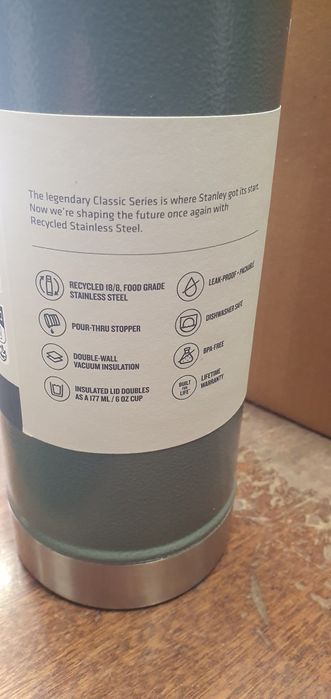 Термобутилка Stanley The Legendary - Hammertone Green,1.5 л