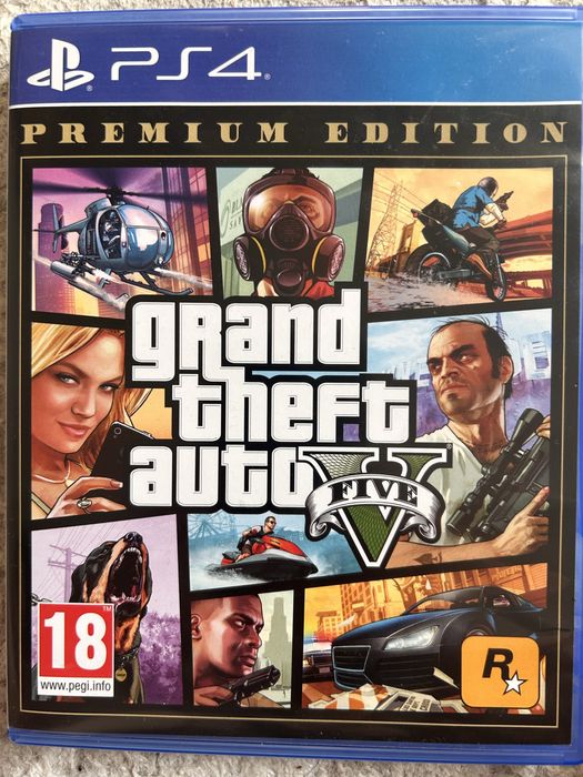 GTA 5 диск для PS4