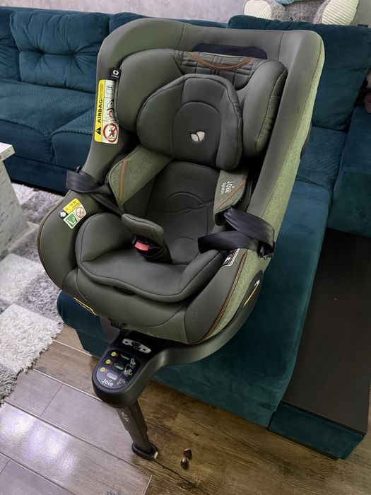 Vand Scaun auto I-size I-Harbour Signature, nastere - 105 cm, Pine, Joie + Baza i-Size I-Base Encore, Joie