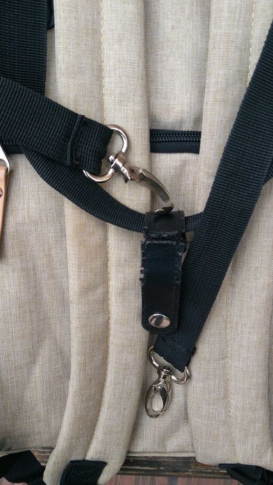 Бежова раница за количка Чиполино