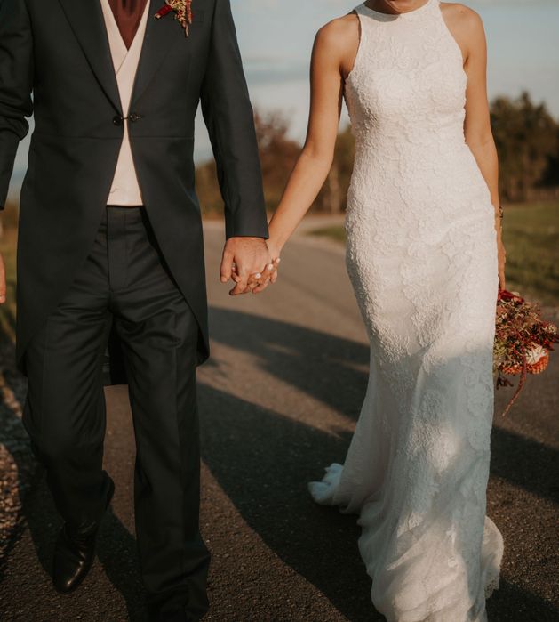 Rochie de mireasă cu voal