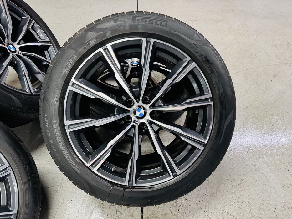 Jante Bmw X5 X6 R20 G05 G06 Originale 740M Pirelli de vara 90%