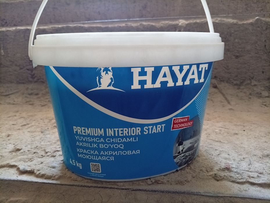 Hayat kraska 3 kg 3 ta  bor 175 mingdan emulsiya 4.5 kg li 150 ming