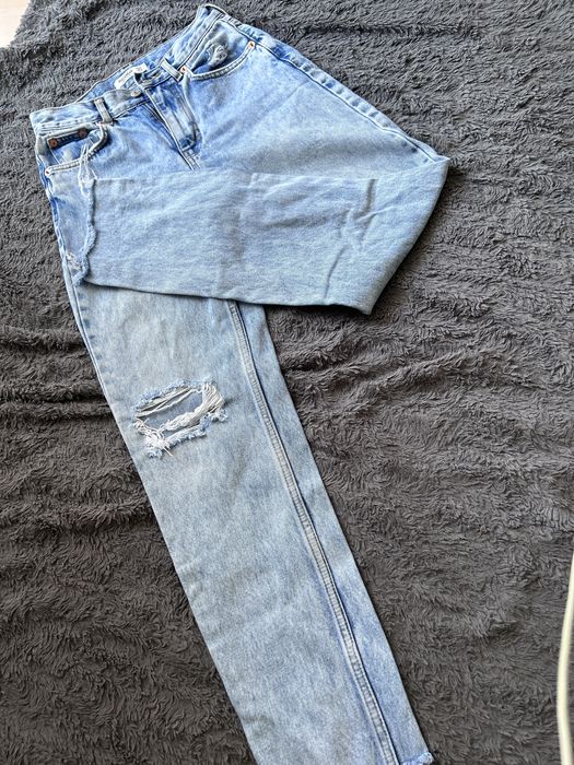 Blugi Pull&Bear, mărimea 34, denim, model casual