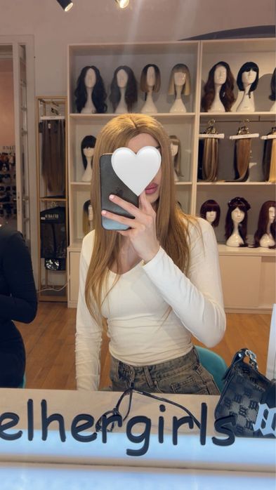 Peruca 100% Păr Natural Belher 60 cm Blond Inchis Cenusiu Model Patty