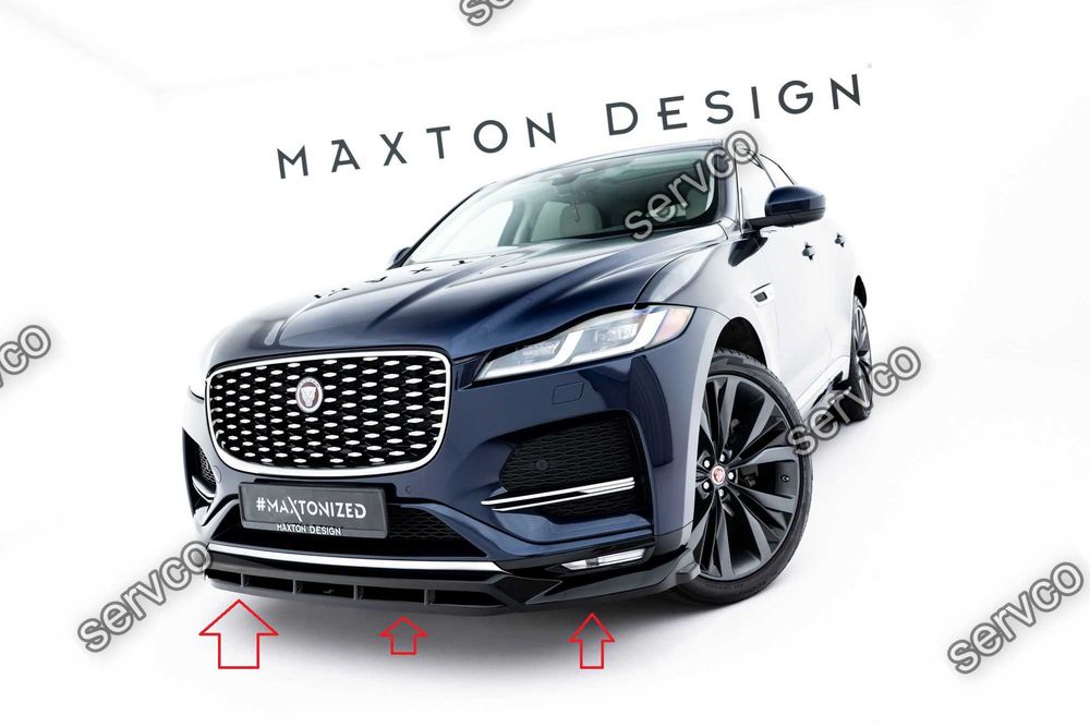 Prelungire splitter bara fata Jaguar F-Pace R-Sport Mk1 Facelift 2020-2025 v2 - Maxton Design