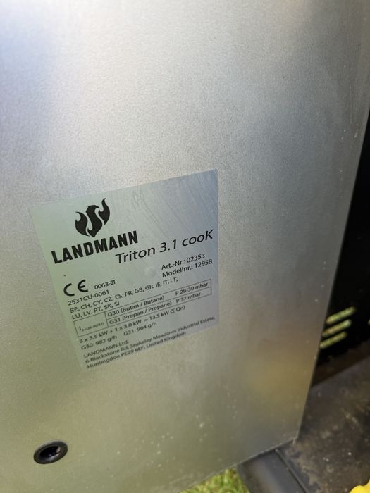 Gratar pe gaz Landmann Triton 3.1 cook