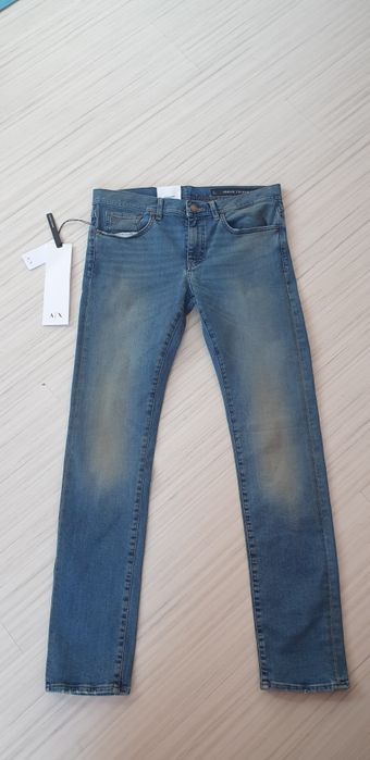 Armani Exchange A/X Slim Fit Mens Size 31/32 НОВО ОРИГИНАЛ Мъжки Дънки