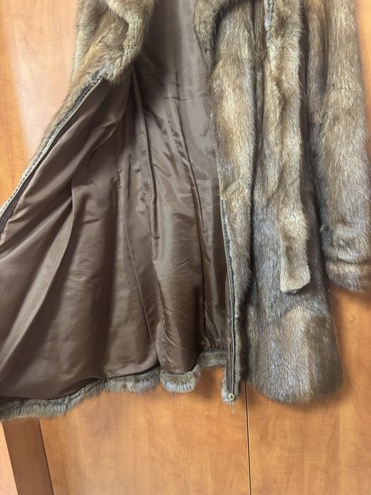 Кожено палто от норка