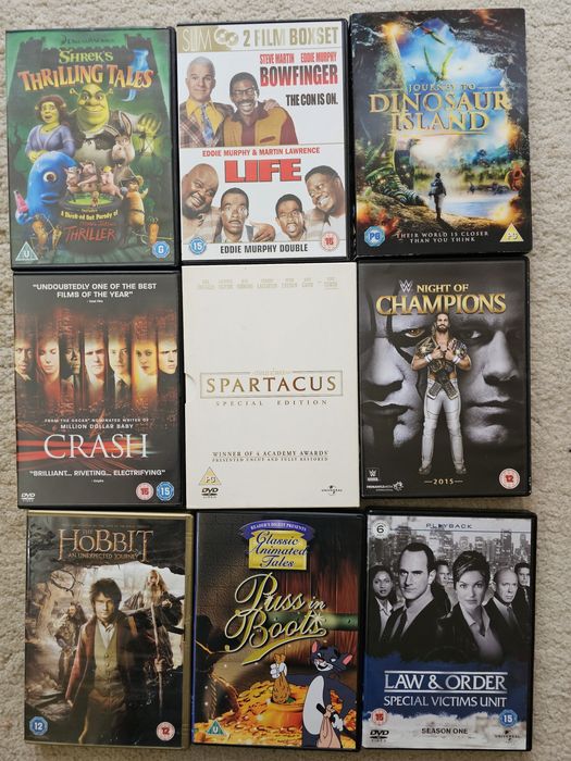 Оригинални DVD от лична колекция на Английски език