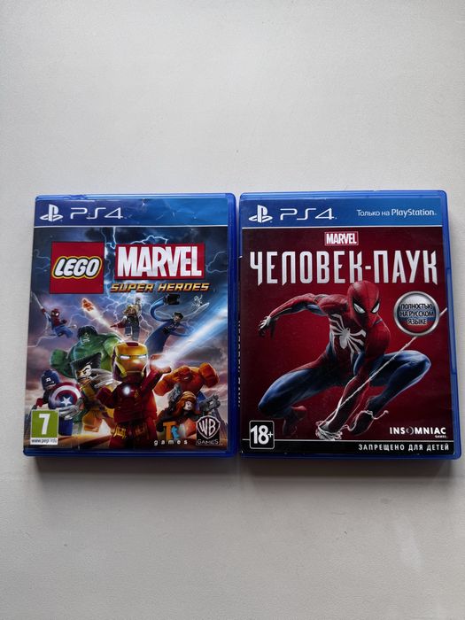 Игры на плейстешен (человек паук, Marvel)