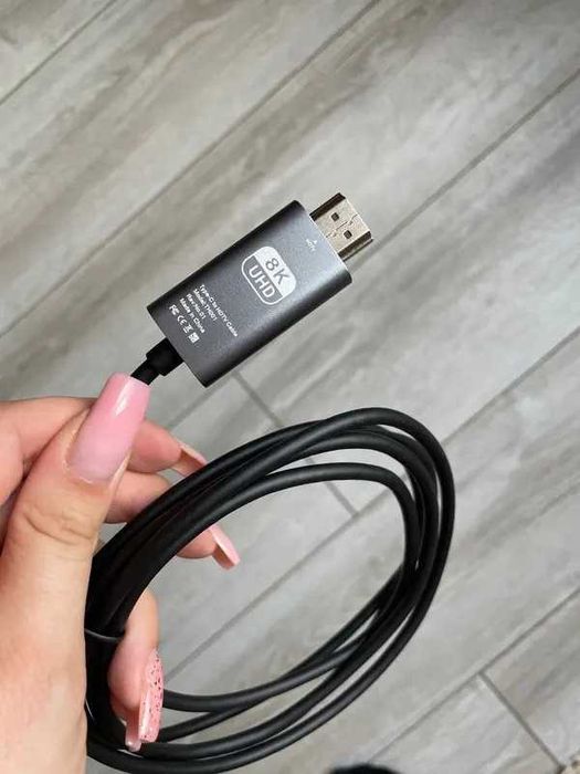 Кабель - адаптер USB TypeC to HDMI 8K.  2м