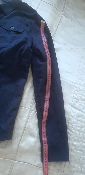 Cămașă dublată bărbați Livergy 100% bumbac L XL, albastru închis groasă