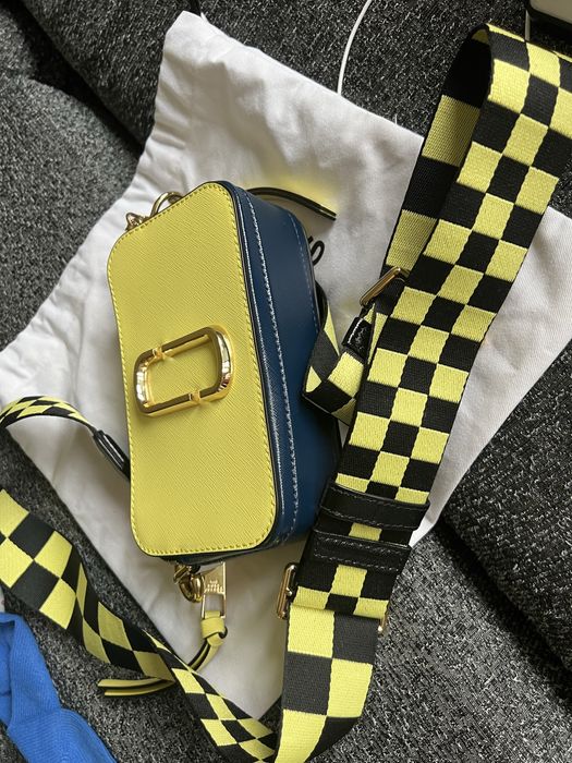 Marc Jacobs жълта чанта Snapshot