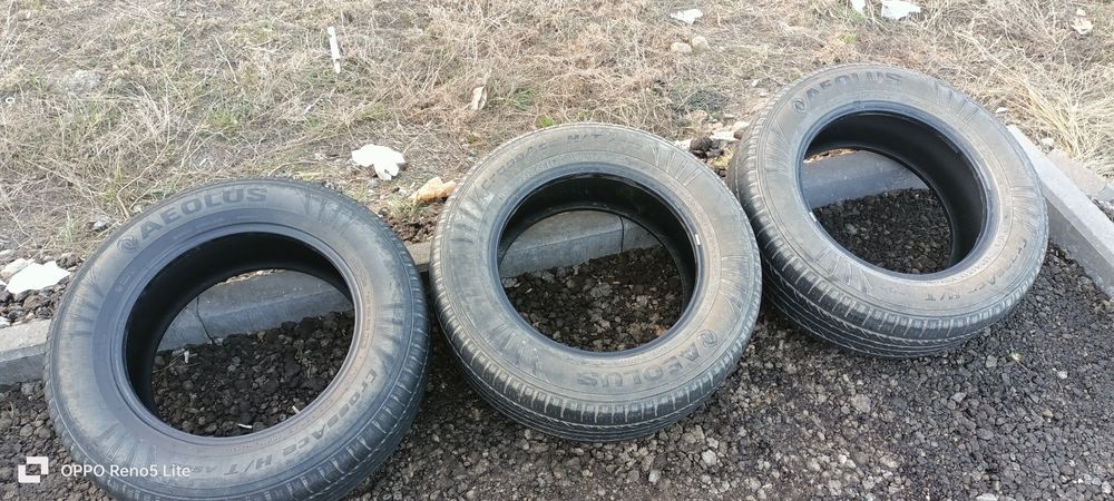 Продам резину по три штуки б/у