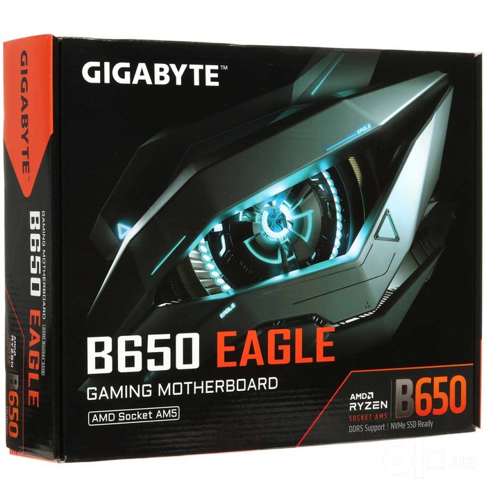 - Материнская плата MB Gigabyte AMD AM5 B650 EAGLE DDR5