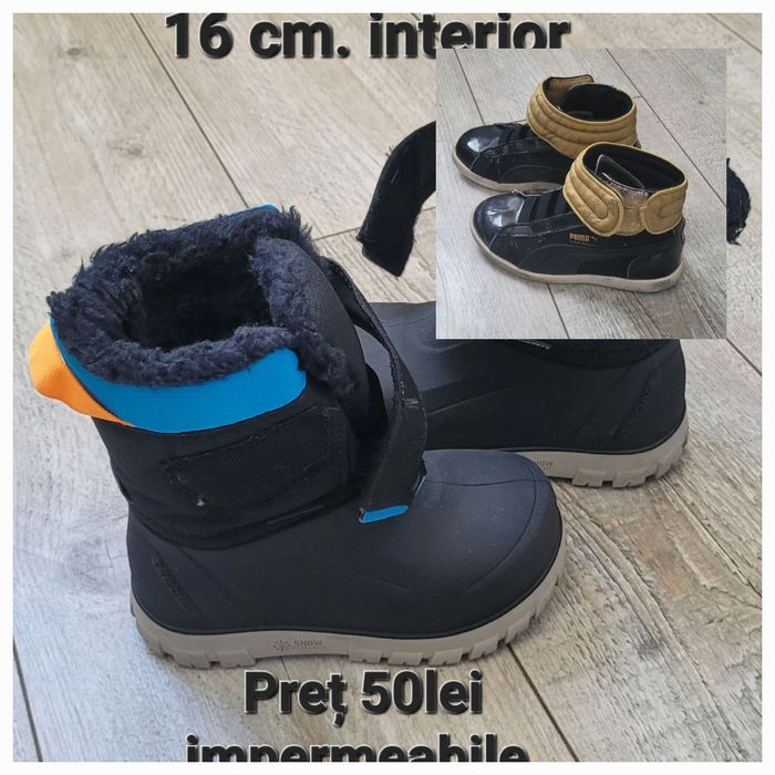 Ghete imblanite impermeabile si adidasi  ambele perechi