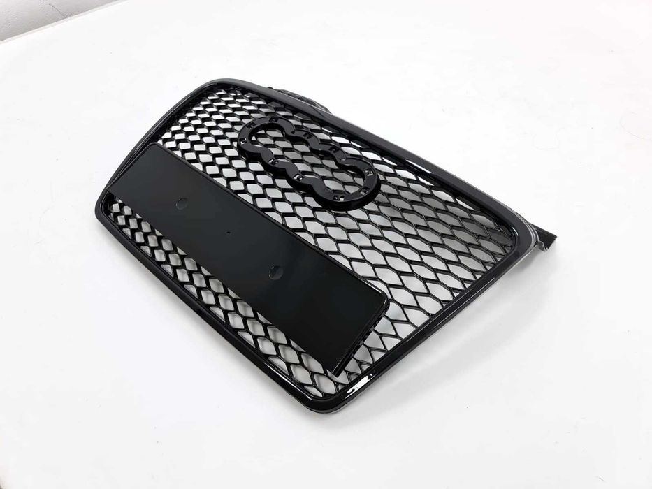 Grila RS compatibil cu Audi A4 B7 RS4 Negru Lucios
