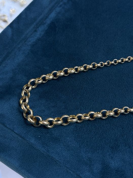 Золотая цепь колье