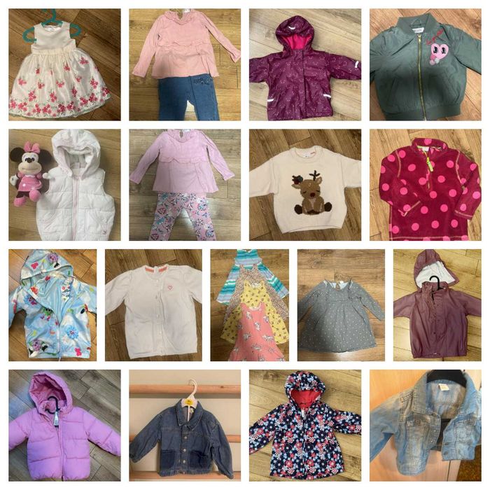 Дрехи за момиче, размери 80/ 86/ 92/ 98/ 104 Манго,Зара,Бенетон,ХМ,H&M