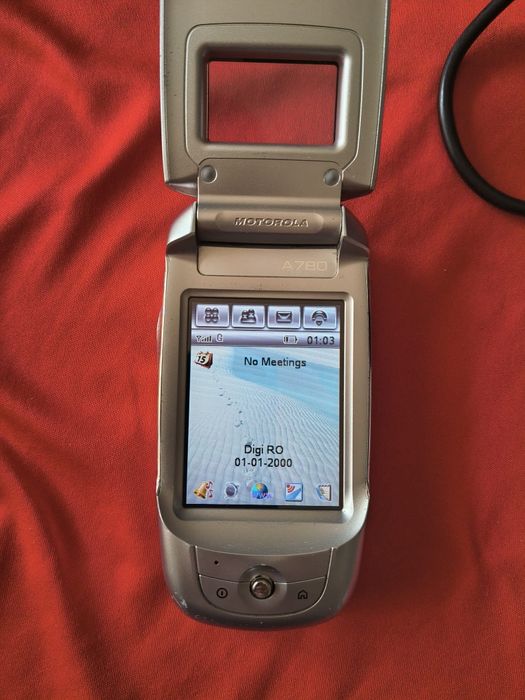 Motorola A780 flip  ( decodat, model foarte rar)