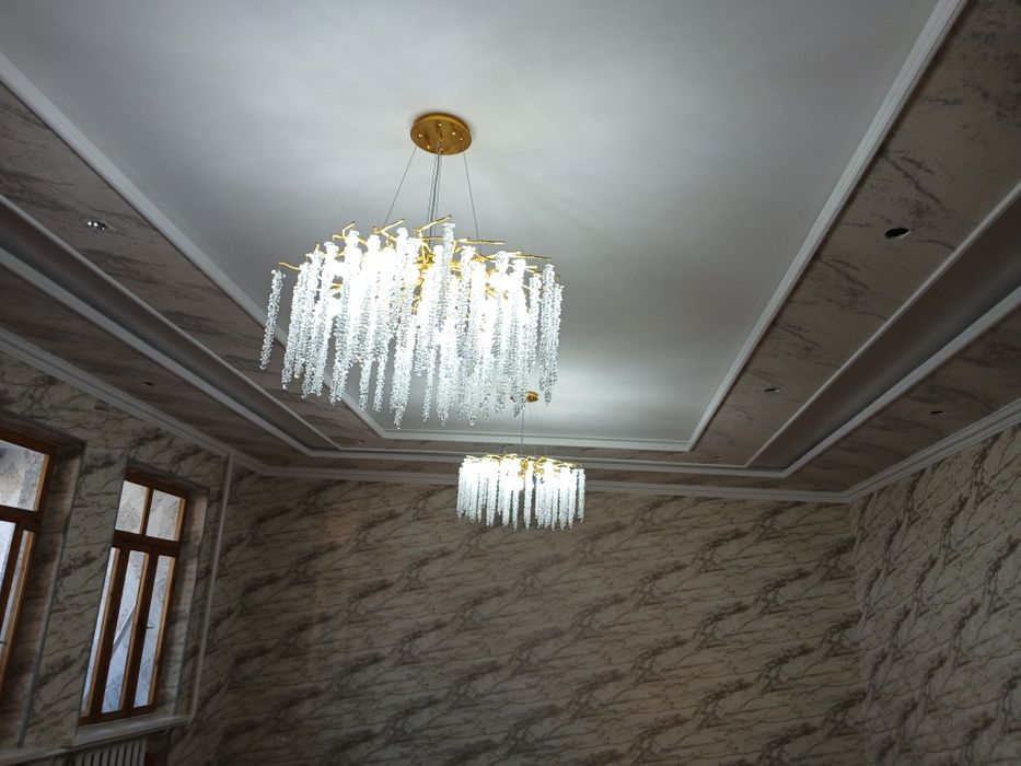 Люстра установка Qandil oʻrnatish xizmati