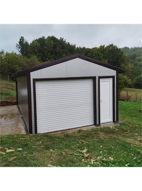 Vand Garaj metalic 7 x 6 rezistent si izolat