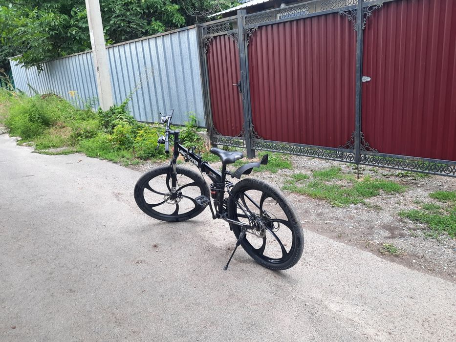 Прадам чёрный велосипед LAND ROVER