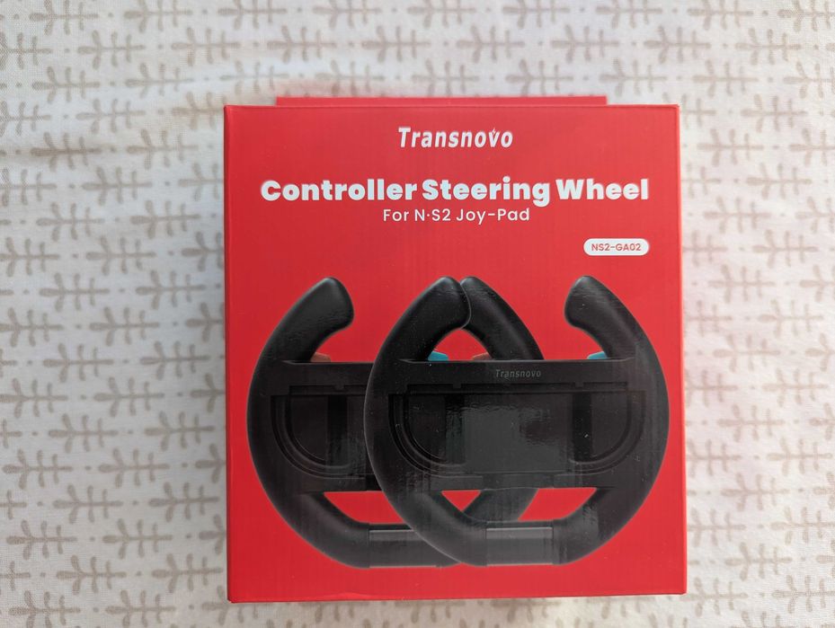 Set 2 volane Transnovo pentru Nintendo Switch 2 Mario Kart JoyCon
