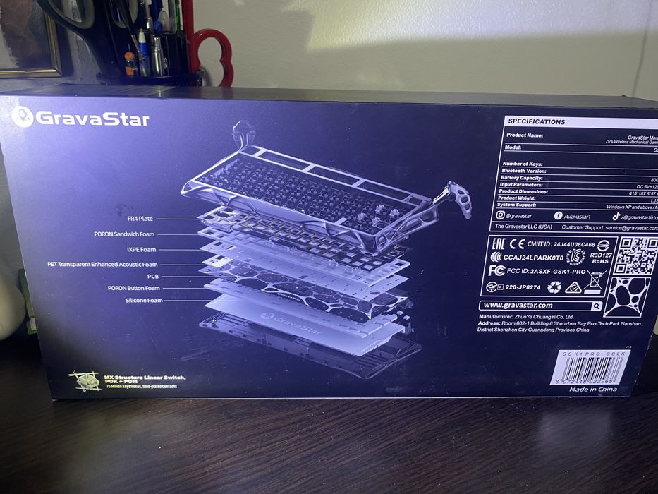 Tastatura Mecanica Wireless GravaStar Mercury K1 Pro