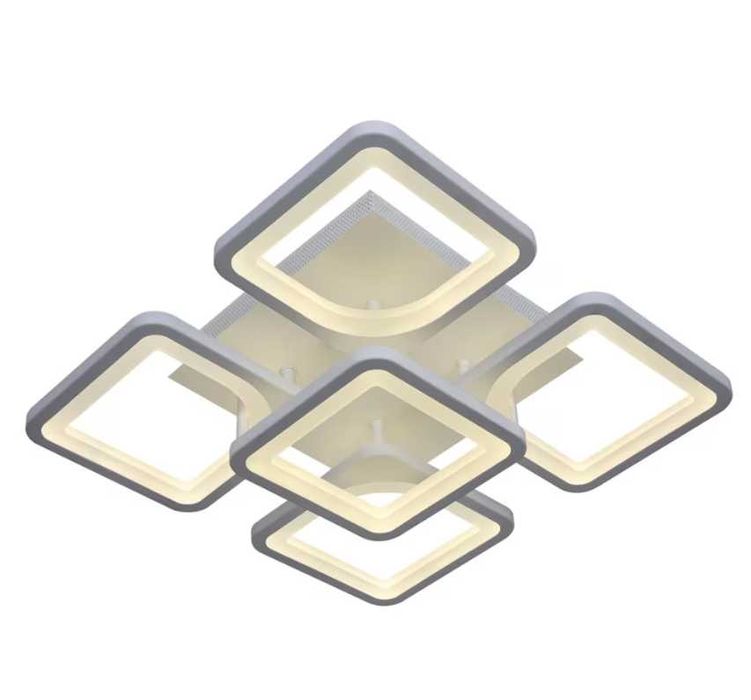 LED полилей 120 W с дистанционно управление спалня, хол,лампа кухня