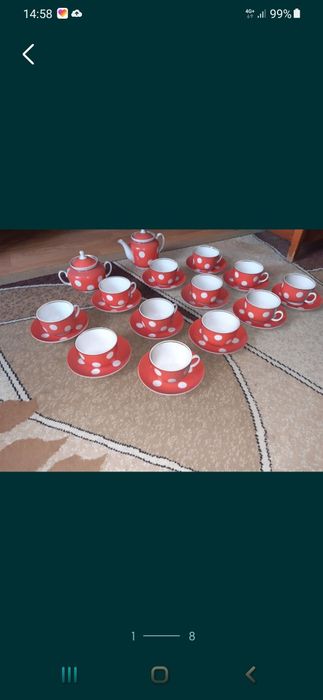 Фарфоровый чайный сервис