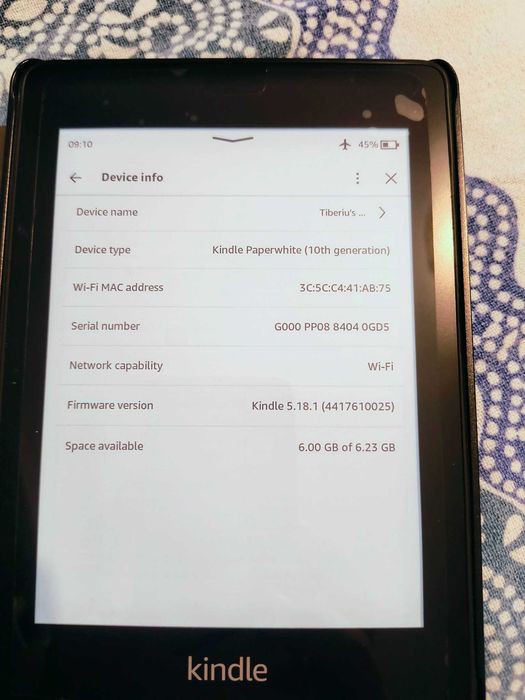 Kindle Paperwhite 10th Generation IMPECABIL