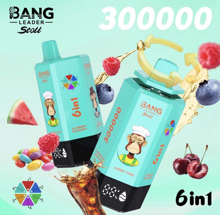 VAPE 300.000 puffs, 6 in 1