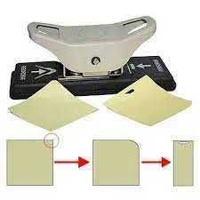 Углорез для бумаги резак для скругления углов Обрезчик углов и дырокол