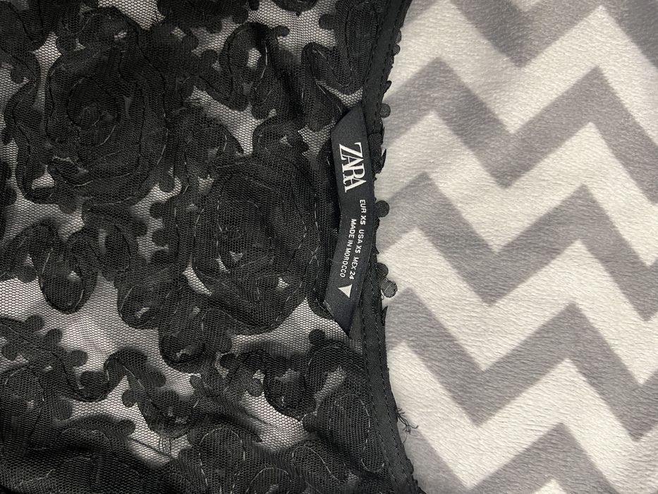 Дантелена блуза ZARA