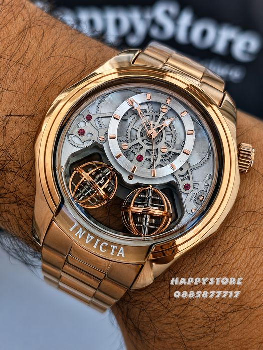 INVICTA Specialty Rose Gold full metal 48 mm, Инвикта нов мъжки часовник