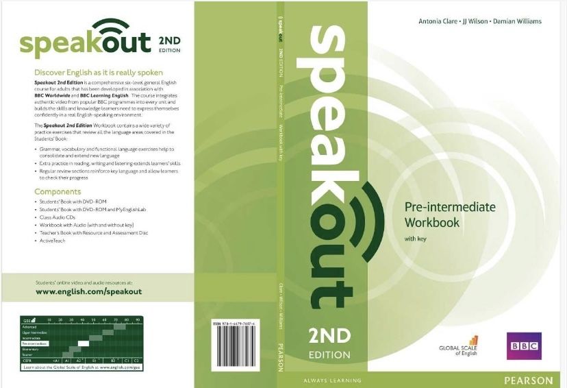 speakout pre intermediate students and workbook