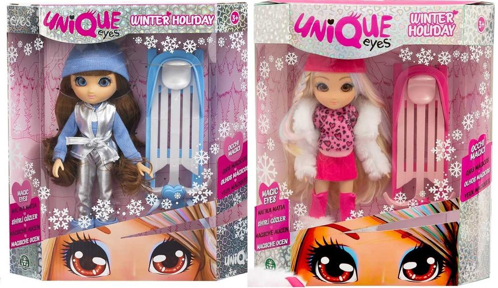 UNIQUE EYES Кукла с реалистични очи фризьорски салон  - 3 вида