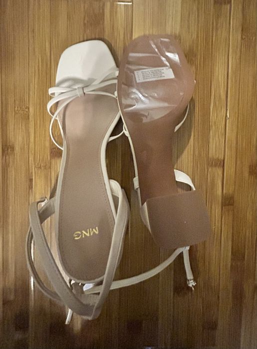 Sandale elegante albe Mango 40