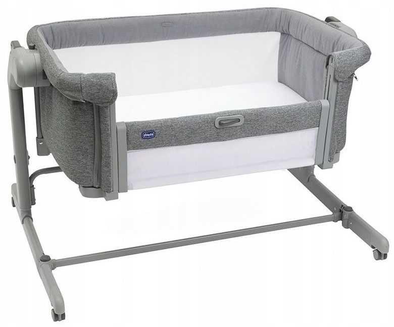 Бебешка кошара с падаща страна Chicco Next 2 Me, Magic Evo тъмносива