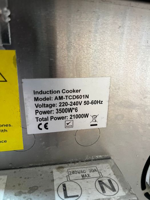 Плита 6-ти комфорчатая