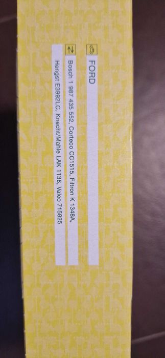 Филтър, MANN CUK 28 001